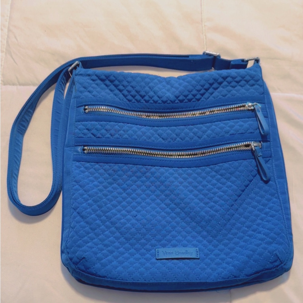 Vera Bradley Vibrant Blue Quilted Crossbody